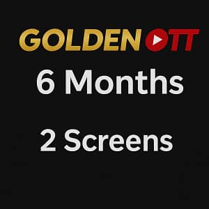 GOLDEN OTT IPTV – 6 Months / 2 Screens Access